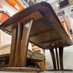 【愛品館 江戸川店 】回転式チェア ダイニング5点セット Tsukuba sannsho（筑波産商）の画像