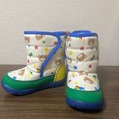 【新品】スノーブーツ14cm　裏ボア　靴　長靴　キッズ　ベビー　ブーツ　西松屋の画像