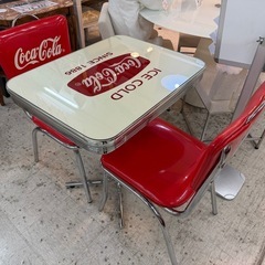 【愛品館 江戸川店 】コーク・テーブル3点セット の画像