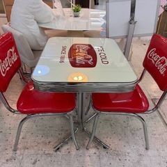 【愛品館 江戸川店 】コーク・テーブル3点セット の画像