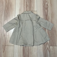 baby GAP ベージュ ダブルブレストコート 18-24ヶ月の画像