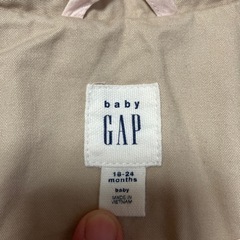 baby GAP ベージュ ダブルブレストコート 18-24ヶ月の画像