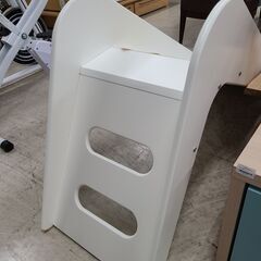 J1911【リユースのサカイ柏店】木製滑り台　ホワイト　クリーニング済　参考価格44,800円の画像