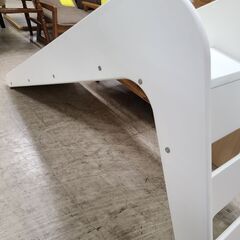 J1911【リユースのサカイ柏店】木製滑り台　ホワイト　クリーニング済　参考価格44,800円の画像