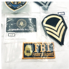 【❗️✨コスプレに最適✨❗️】アメリカ警察・FBI・NYPD関連 刺繍ワッペン 8点セット✨コレクション・サバゲー装飾に！の画像