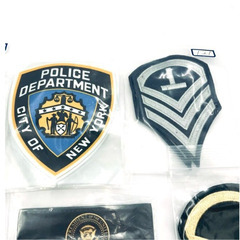 【❗️✨コスプレに最適✨❗️】アメリカ警察・FBI・NYPD関連 刺繍ワッペン 8点セット✨コレクション・サバゲー装飾に！の画像