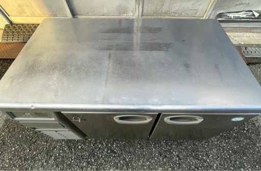 【動確済み】2019年 フクシマ 業務用冷蔵庫 YRC-120RE2 1200×600×800 239L 単相 100V 台下冷蔵庫 