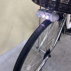 215丁寧に整備済　新基準良品　ヤマハ　電動アシスト自転車26インチ　人気色中古車　の画像