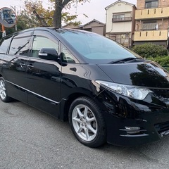 誰でも分割購入可能！【大阪店】エスティマ　アエラス　ブラックの画像