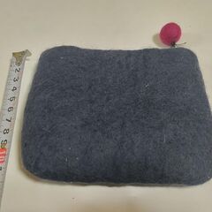 可愛い　フェルト　花　ポーチの画像