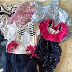 【ほぼ新品です】女の子0-2歳洋服まとめの画像