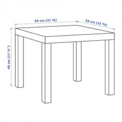 ✅軽くて便利！シンプルで使いやすいIKEAサイドテーブルの画像