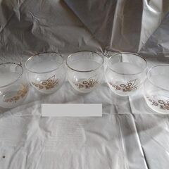 冷茶ガラスコップ5個セットの画像