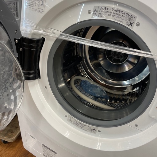 ドラム式洗濯機　SHARP ES-H10G-WL 2022年製