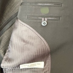 メンズ フォーマルスーツ 黒 上下セット 新品未使用の画像