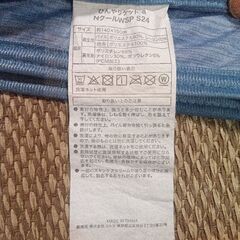 ニトリ 両面使えるひんやりケット　シングル　ブルーの画像