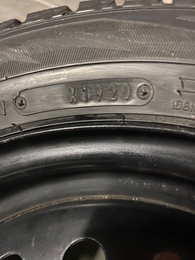 スタッドレスホイールセット　155-65-14 バリ山20年製