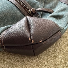 23区 デニム生地ハンドバッグ 美品の画像