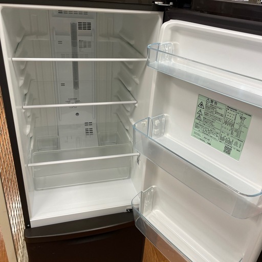 2ドア冷蔵庫 Panasonic NR-B17CW-T 2020年製
