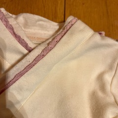 SWEETMOMMY 花柄着物ドレス 髪ゴム付き50-70cmの画像