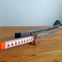 鬼滅の刃風『刀』　長さ約99cm　箱有　新品・未使用の画像