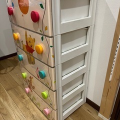 値下げ！チェスト５段の画像