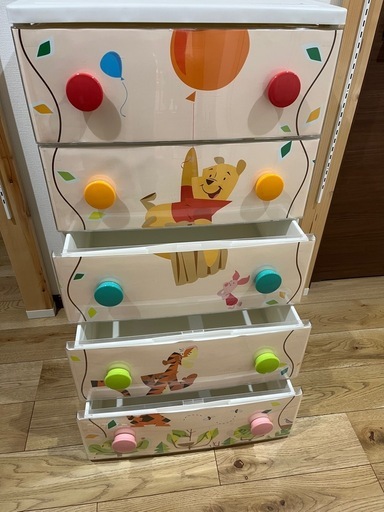 プーさんチェスト５段