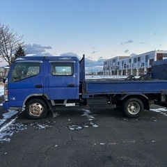 車両交換可能 三菱キャンター ダブルピック 7人乗り パワーゲートの画像