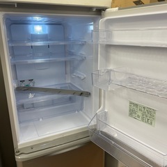 3ドア冷蔵庫 SHARP SJ-W352F-S 2020年製の画像
