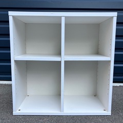 ホワイト オープンラック カラーボックスの画像