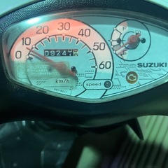 【New】実働 BT新品 シート新品 現行車 走行距離1万以下 スズキ CA4AA レッツ 4スト インジェクションバイク 原付 スクーター の画像