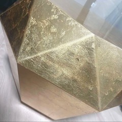 フランフラン Francfranc ダイヤモンドゴールドテーブルの画像