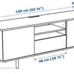 美品　IKEA テレビボードの画像