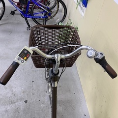 217　丁寧に整備済　パナソニック電動アシスト自転車26インチ　中古車の画像