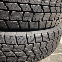 155-65-14 スタッドレスタイヤ　バリ山　21年製の画像