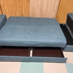 ソファーベッドの画像