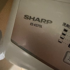 年末お引き取りでお譲りします！SHARP 7kg洗濯機 の画像