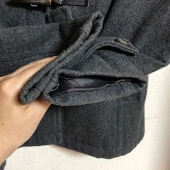 アースミュージックエコロジー　ダッフルコート　グレー　の画像