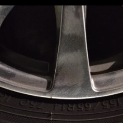 🔶委託品🔶短期出品！バリ山！アルミ14インチ！スタッドレスの画像