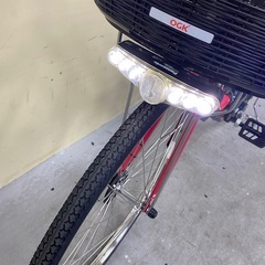 218　丁寧に整備済　新基準パナソニック電動アシスト自転車26インチ　パワー強い　中古自転車の画像