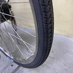 218　丁寧に整備済　新基準パナソニック電動アシスト自転車26インチ　パワー強い　中古自転車の画像