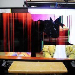 TOSHIBA 液晶テレビ 40V34装着 LED バックライト 背面パネル付 2020年製 中古経年品 現状渡しの画像