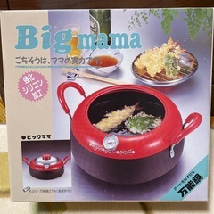 天ぷら鍋の画像