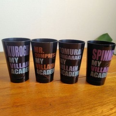 ヒロアカ　コップ　6個セット　プラスチックタンブラー　高さ約12.7cmの画像