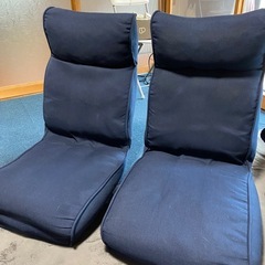 【取引中】座椅子　ニトリ　ハイバック　リクライニング機能付き　 の画像