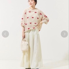 FREAK'S STORE メッシュハート柄 プルオーバーの画像