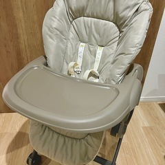 コンビcombi ネムリラ Fit AQ ハイローチェア　ベージュ　手動の画像