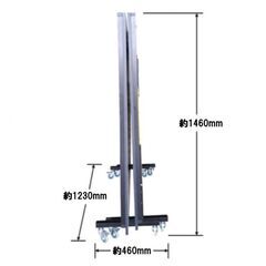 【☆美品☆】卓球台　セパレート式 移動キャスター付きの画像