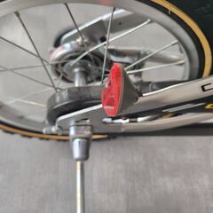 ブリヂストン 幼児用 子供用自転車 クロスファイヤーキッズ CK166 グリーン＆シルバー 16型 16インチの画像