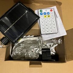 【新品未使用】ソーラー式 つららLEDライト200球の画像